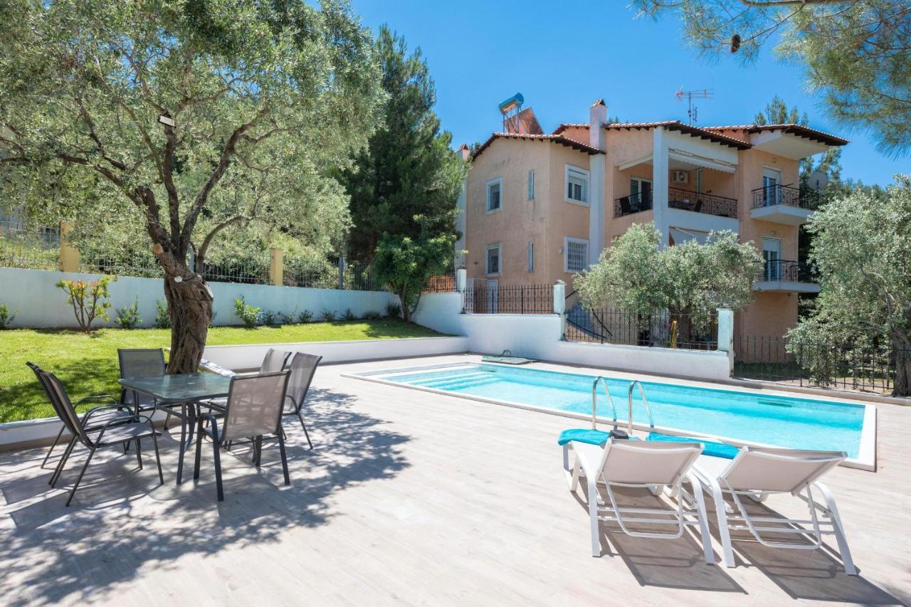 Louloudis Pool Villa Skala Rachoni  외부 사진