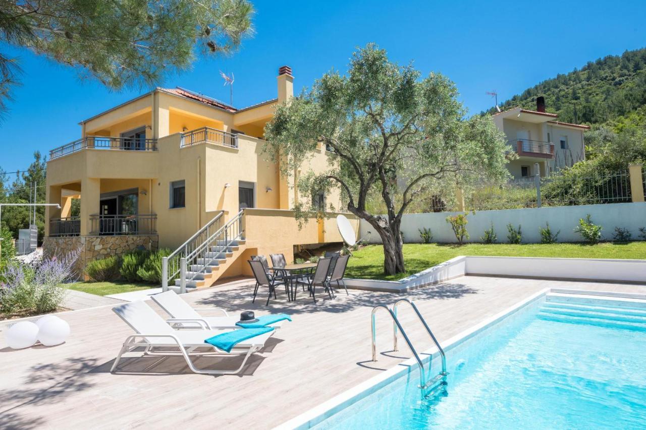Louloudis Pool Villa Skala Rachoni  외부 사진