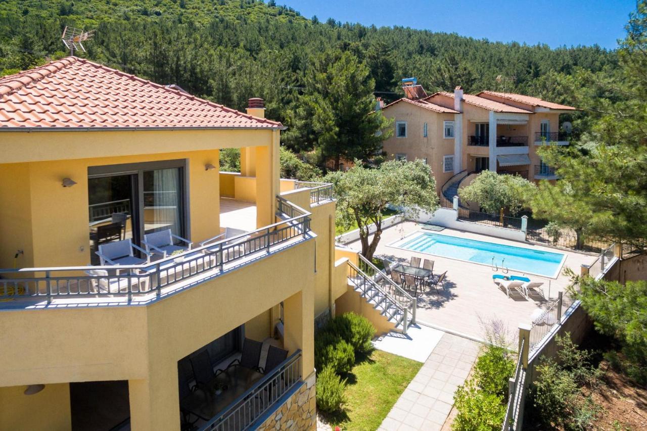 Louloudis Pool Villa Skala Rachoni  외부 사진