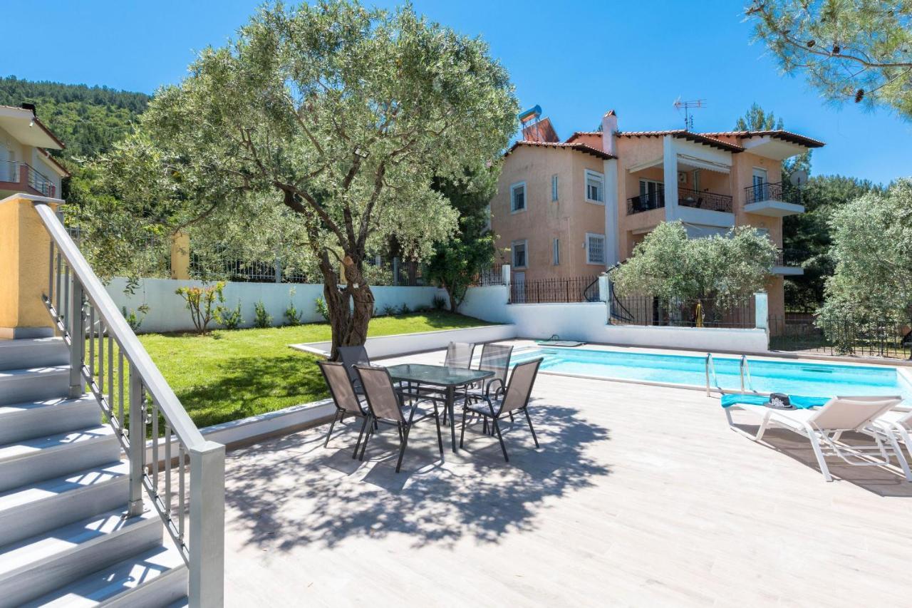Louloudis Pool Villa Skala Rachoni  외부 사진