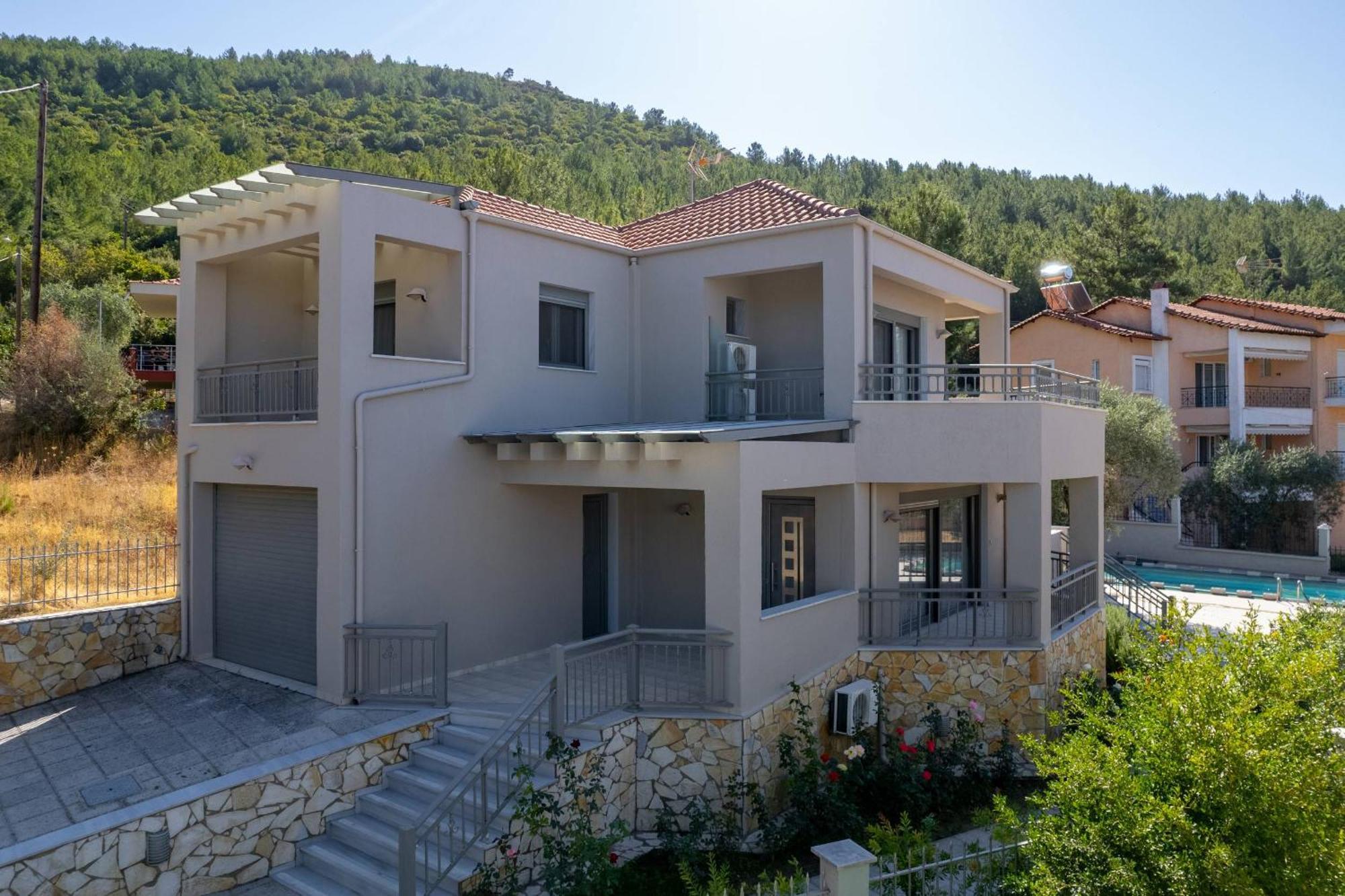 Louloudis Pool Villa Skala Rachoni  외부 사진